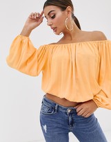 Thumbnail for your product : ASOS DESIGN off shoulder top