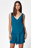 Thumbnail for your product : KENDALL + KYLIE Kendall & Kylie Woven Tie Front Romper