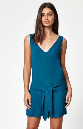 KENDALL + KYLIE Kendall & Kylie Woven Tie Front Romper