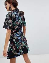 Thumbnail for your product : Style Stalker Stylestalker Avalon Floral Print A-Line Mini Dress