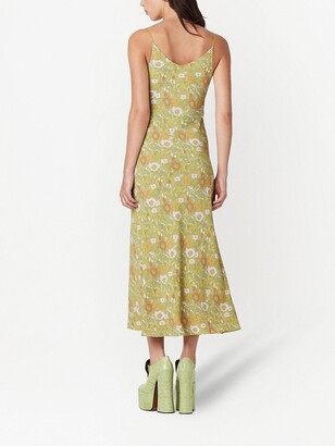 Marc Jacobs Floral-Print Bias Slip Dress