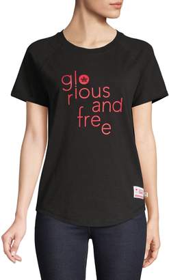 Women's Raglan Glorious Free Graphic T-Shirt