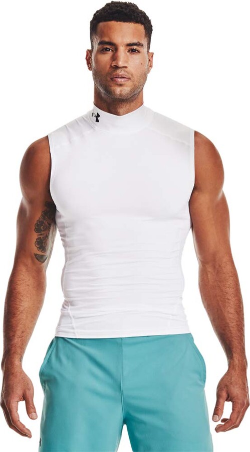 Under Armour Men's HeatGear Armour Compression Mock Sleeveless - ShopStyle  Activewear Shirts