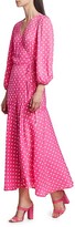 Thumbnail for your product : Essentiel Antwerp Vundamental Polka Dot Maxi Wrap Dress