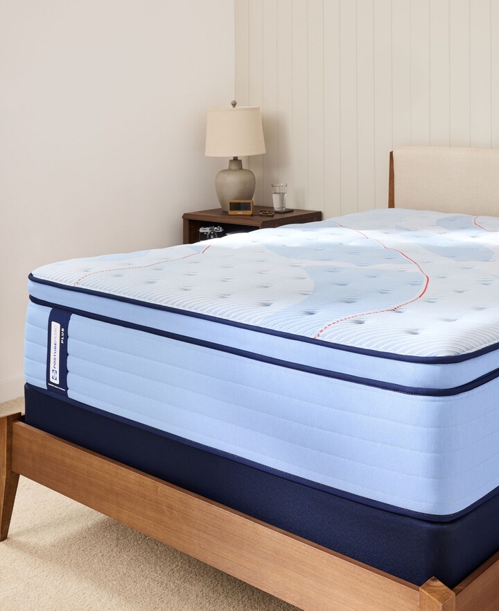 Sealy Posturepedic Kersall 15" Medium Euro Pillowtop Mattress - Full