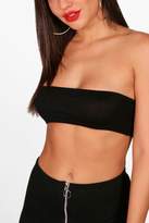 Thumbnail for your product : boohoo Basic Cropped Bandeau