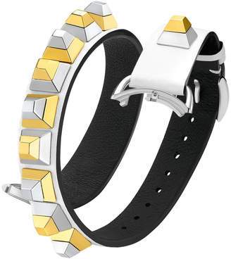 Fendi 17mm Dolce Stud White Leather Watch Strap