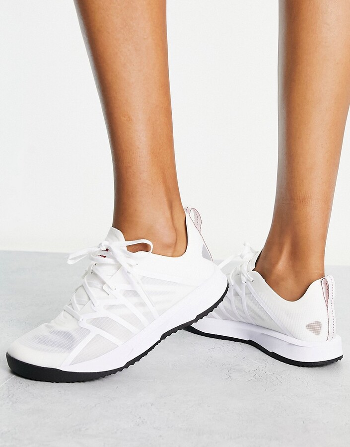 The North Face Flypack sneakers in triple white - ShopStyle