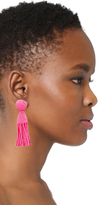 Thumbnail for your product : Oscar de la Renta Classic Short Tassel Clip On Earrings