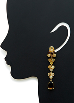 Thumbnail for your product : Bounkit Labradorite & Smoky Topaz Statement Drop Earrings
