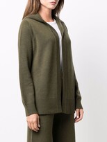 Thumbnail for your product : Snobby Sheep Hooded Rib-Trimmed Cardigan