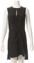 Thumbnail for your product : 3.1 Phillip Lim Sleeveless Knot Front Silk Dress