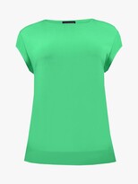 Thumbnail for your product : Live Unlimited Curve Stepped Hem Shell Top, Green