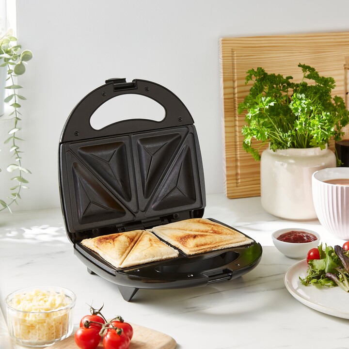 Dunelm Black Aluminium Toastie Maker Black ShopStyle