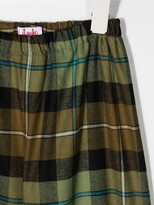 Thumbnail for your product : Il Gufo Checked Wide Leg Trousers