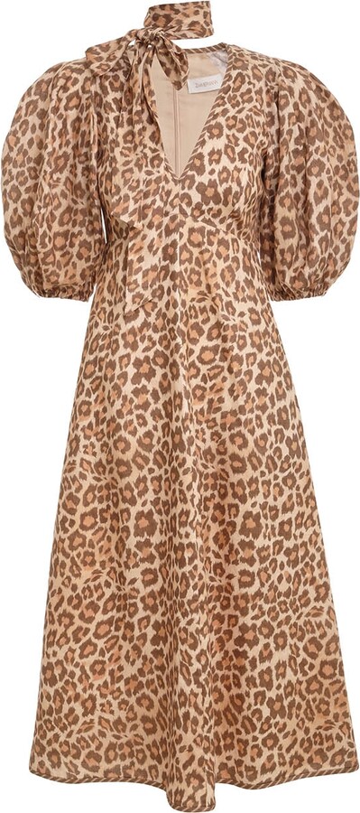 zimmermann dancer tie neck midi