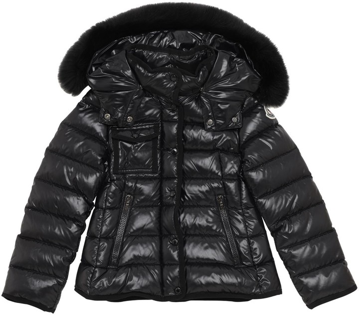 girls black moncler jacket