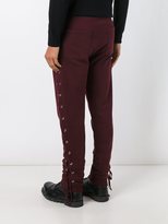 Thumbnail for your product : Faith Connexion lace-up side track pants