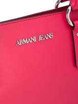 Thumbnail for your product : Armani Jeans logo plaque tote