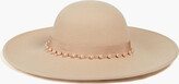 Thumbnail for your product : Eugenia Kim Honey faux pearl-embellished wool-felt hat