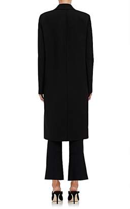 Calvin Klein WOMEN'S WOOL-SILK CROSSOVER-FRONT COAT