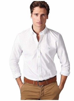 Crew Clothing Men's Unbrushed Oxford Slim Shirt Casual