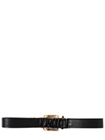 Thumbnail for your product : Francesco Scognamiglio Nappa Leather High Waist Belt