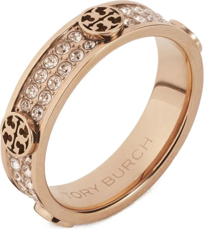 Tory Burch Pavé Icon Ring