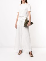 Thumbnail for your product : Dion Lee Wide-Leg Flared Trousers