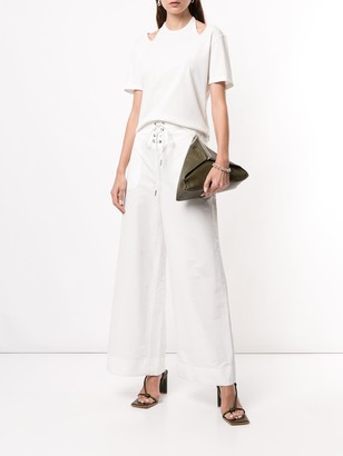 Dion Lee Wide-Leg Flared Trousers