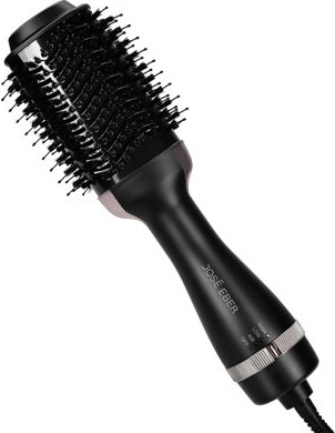 Jose Eber Air Style Blow Out Brush - Black - Tool Styles, Dries & Volumizes In 1 Step, Anti-Static Ionic Technology, 3 Temperature & 2 Speed Settings