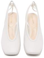 Thumbnail for your product : Nicholas Kirkwood Delfi Pearl Toggle Slingback Leather Pumps - Womens - White