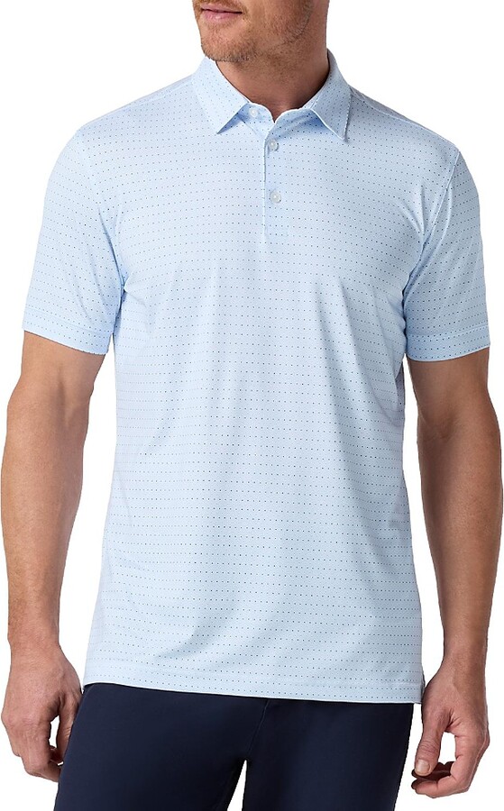 Mizzen+Main Versa Short Sleeve Polo Provence Diamond Sunburst