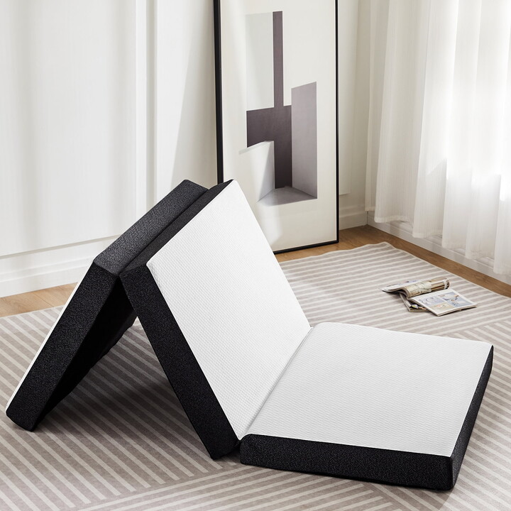 Dovelina 4INCH Portable Tri Folding Memory Foam Mattress
