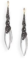 Thumbnail for your product : Alexis Bittar Cubist Lucite & Crystal Articulated Marquis Drop Earrings