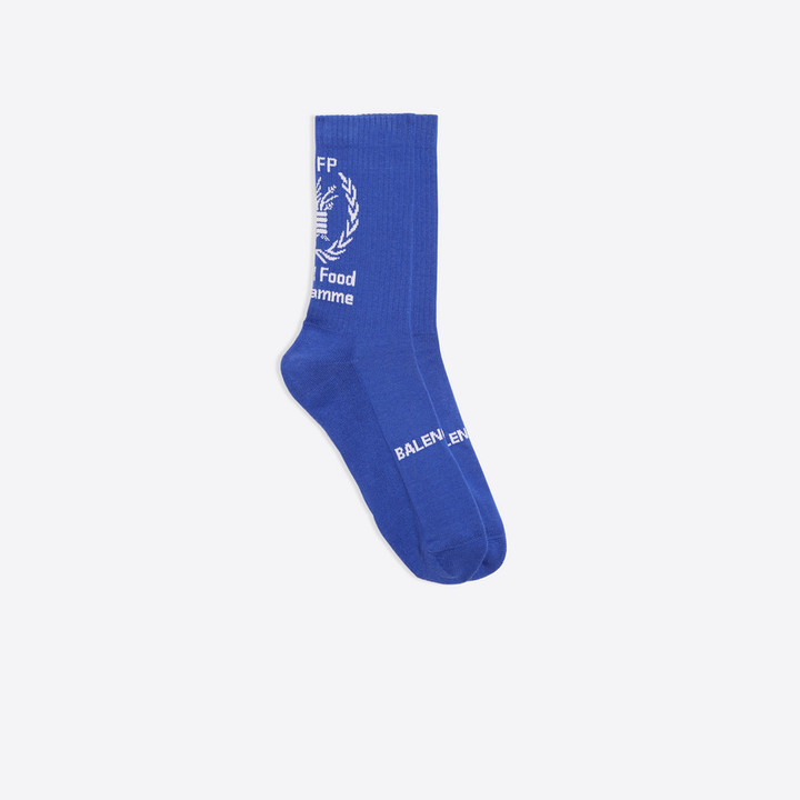 blue balenciaga sock