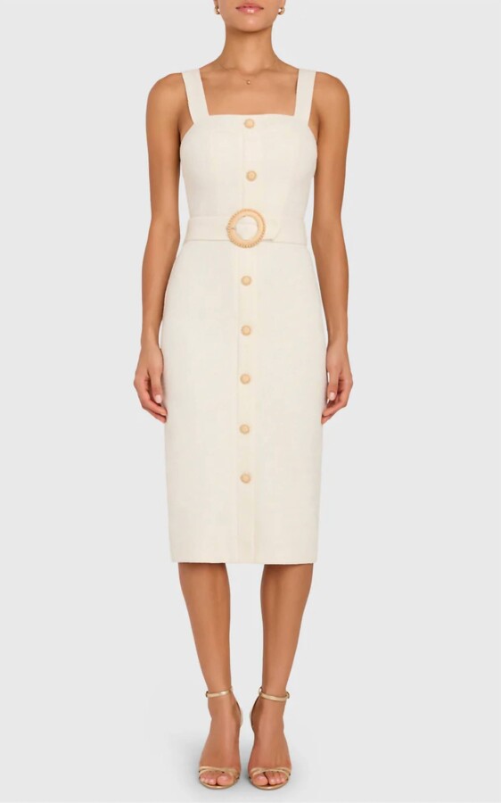 Amanda Uprichard Uptown Dress In Ivory