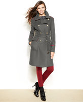 Thumbnail for your product : Vince Camuto Belted Wool-Blend Military Coat