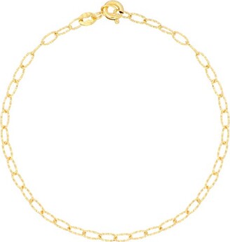 Bony Levy 14K Gold Textured Chain Bracelet