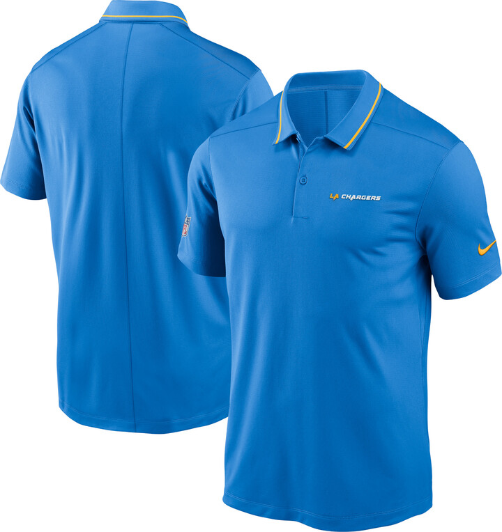 Men's Nike Powder Blue Los Angeles Chargers Sideline Victory Performance Polo
