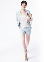 Thumbnail for your product : Joie Mehira B Linen One-Button Blazer, Chambray