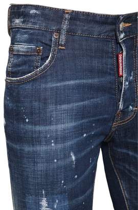 DSQUARED2 16cm Skater Cotton Denim Jeans