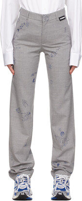 Vetements Grey Tailored Trousers