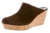 Thumbnail for your product : Cordani Suede Wedge Mules