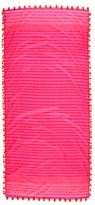 Thumbnail for your product : Marc by Marc Jacobs Pom Pom Stripe Snake Print Scarf