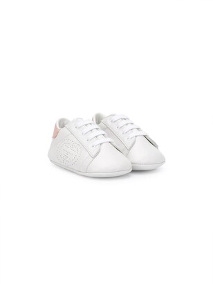 Gucci Children Leather Logo Sneakers