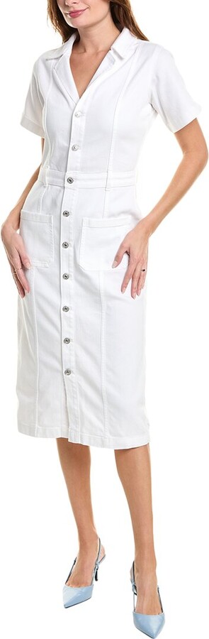 Patch Pocket Midi Dress
