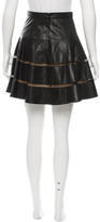 Thumbnail for your product : Tibi Leather Mini Skirt