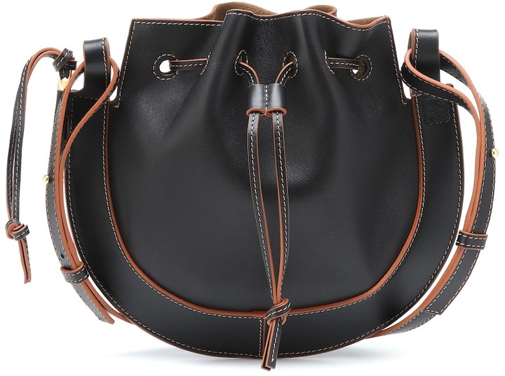 Loewe Horseshoe Small leather shoulder bag ShopStyle