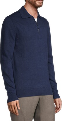 Kiton Wool Half-Zip Sweater